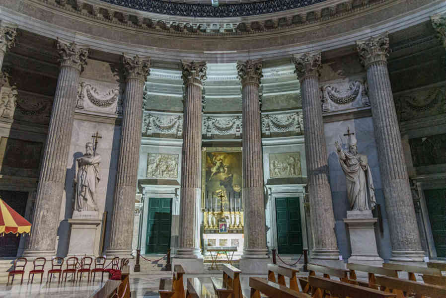014 - Italia - Nápoles - plaza del Plebiscito - basílica de San Francisco de Paula.jpg